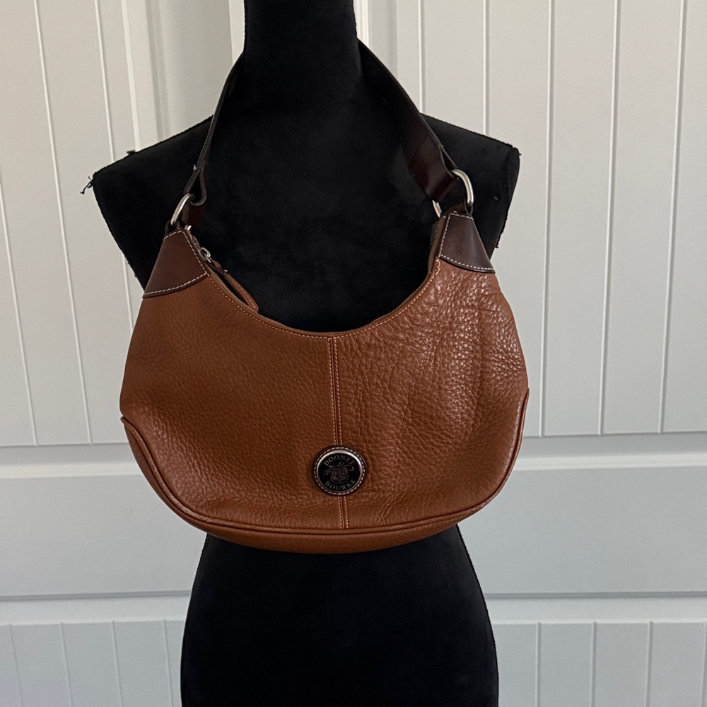 Dooney & Bourke Brown Leather Hobo Bag